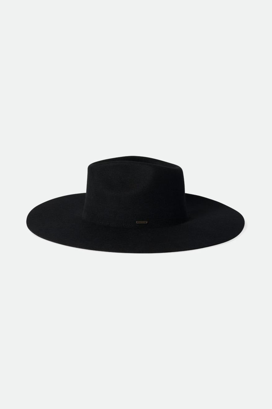 Brixton Primrose Felt Fedora Fedoras Dames Zwart | 853607JOG