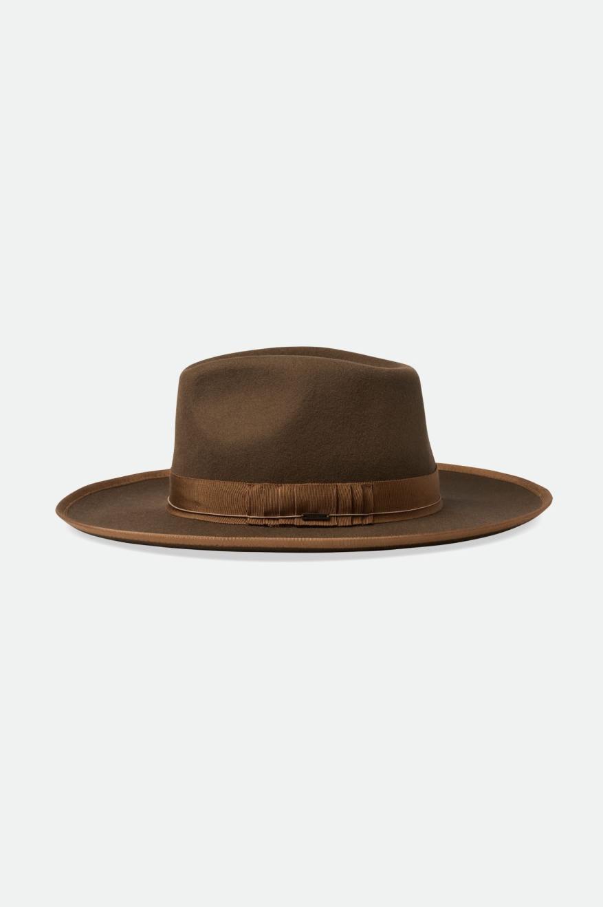 Brixton Reno Fedora Fedoras Dames Bruin | 807325NJW