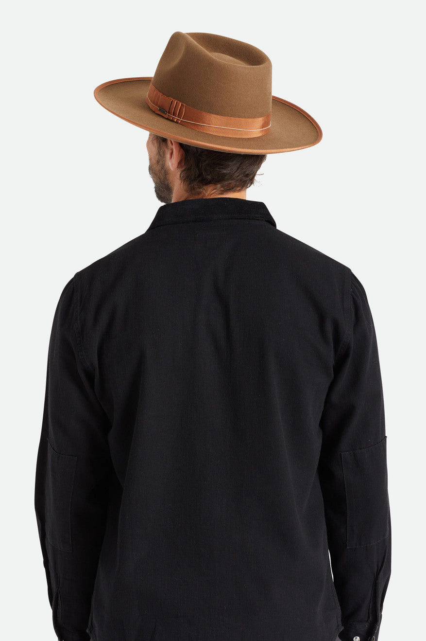 Brixton Reno Fedoras Heren Koffie | 062415JHW