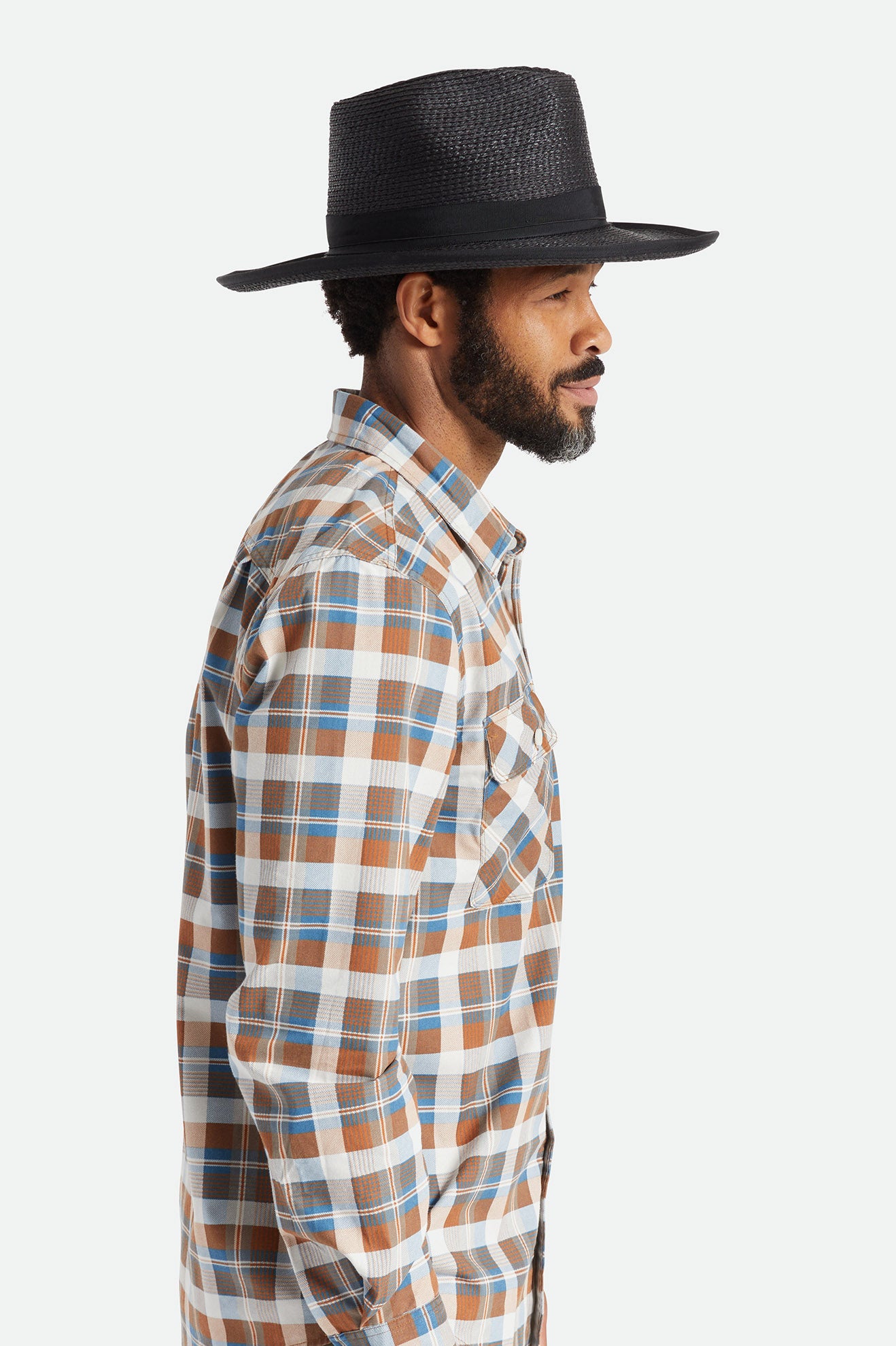 Brixton Reno Straw Hat Hoeden Dames Zwart | 240319VPG