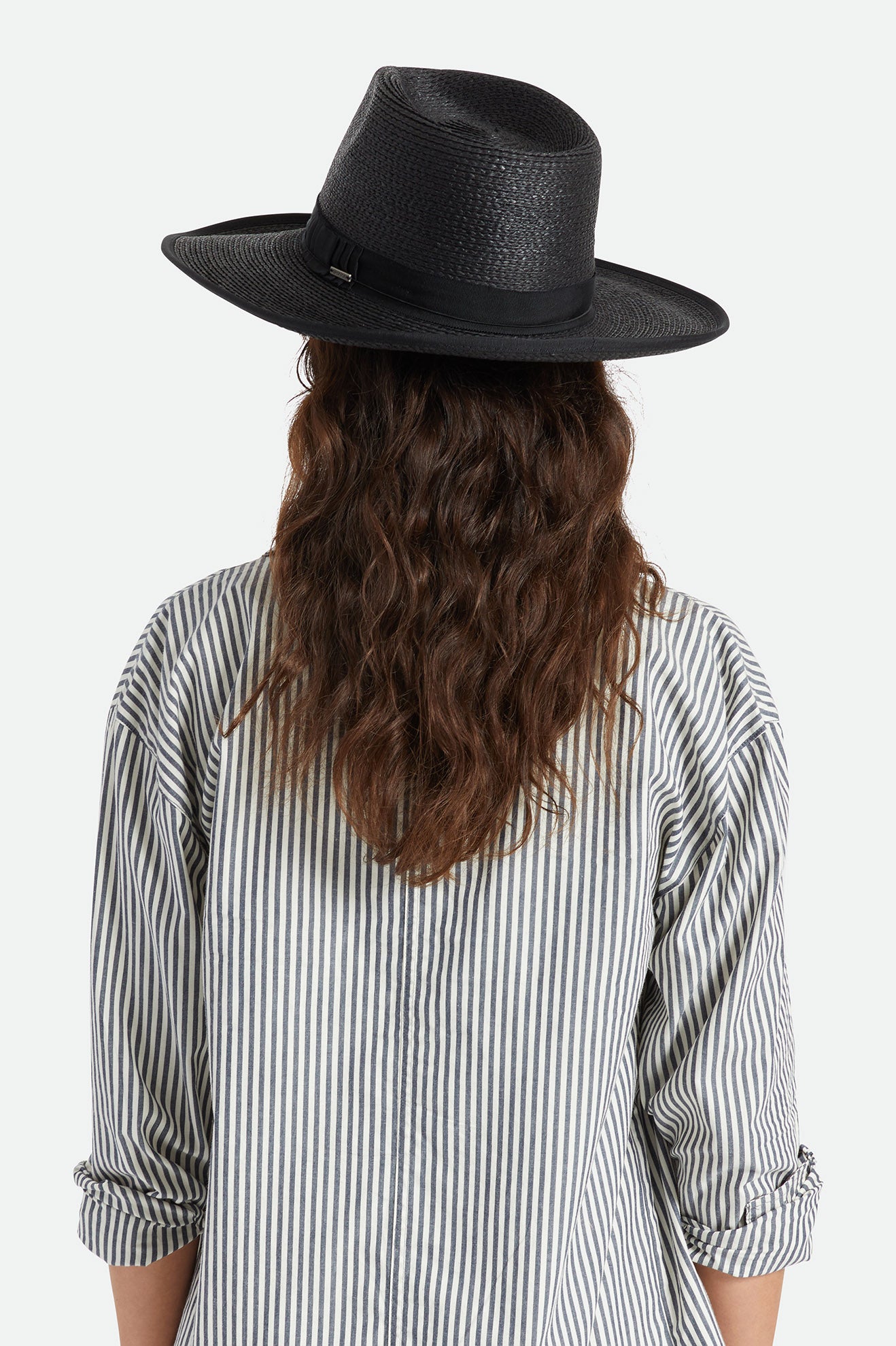 Brixton Reno Straw Hat Hoeden Dames Zwart | 240319VPG