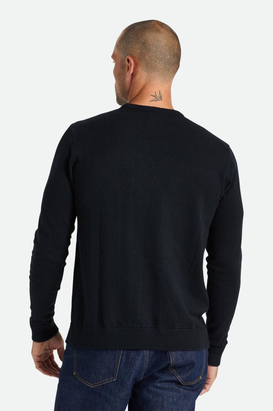 Brixton Reserve Cashmere Trui Gebreide Kleding Heren Zwart | 281079PMO