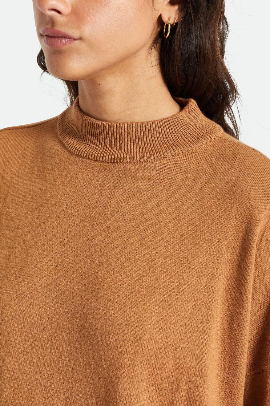 Brixton Reserve Oversized Cashmere Trui Topjes Dames Oranje | 269807TWE