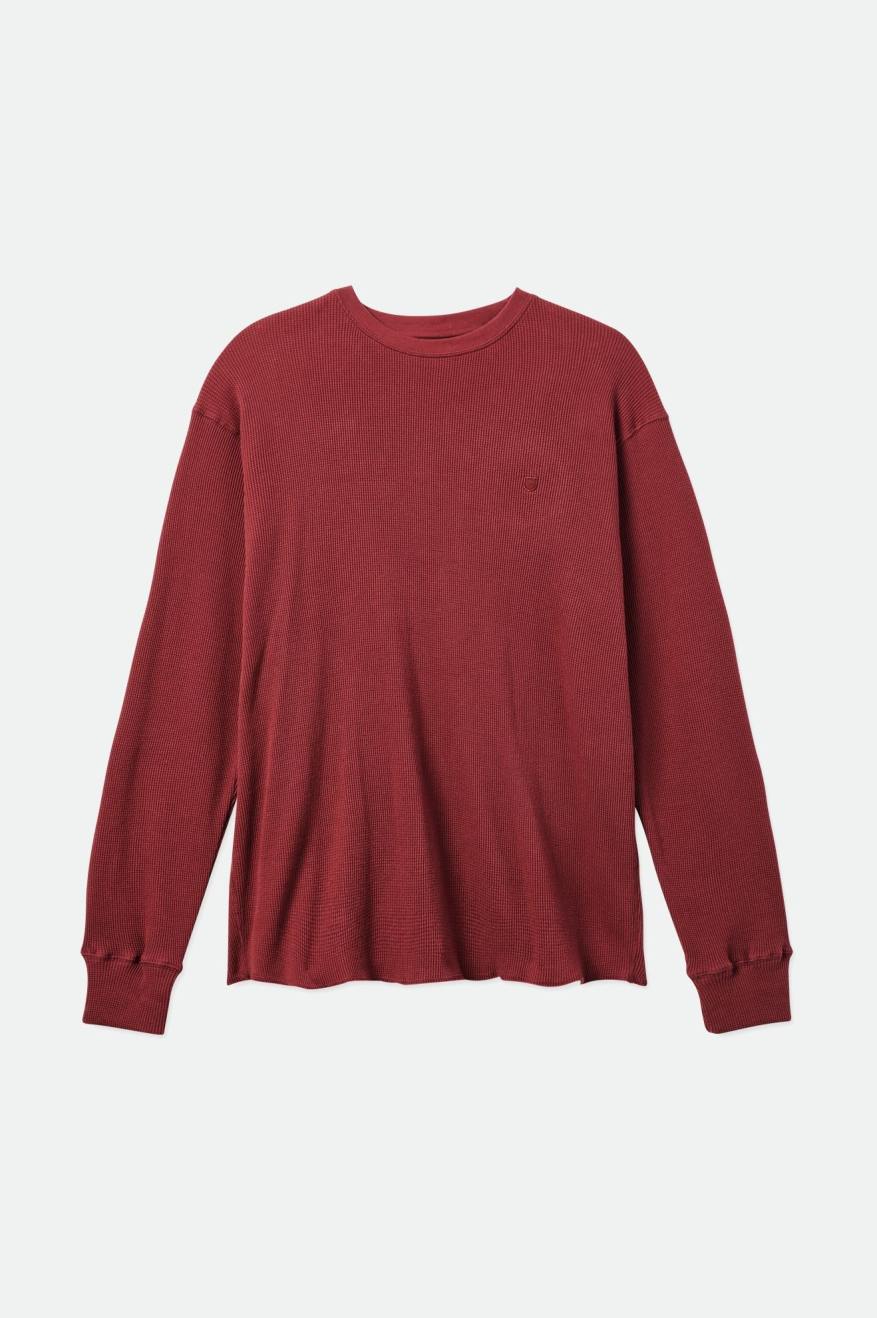 Brixton Reserve Thermal L/S Topjes Heren Rood | 280174LME