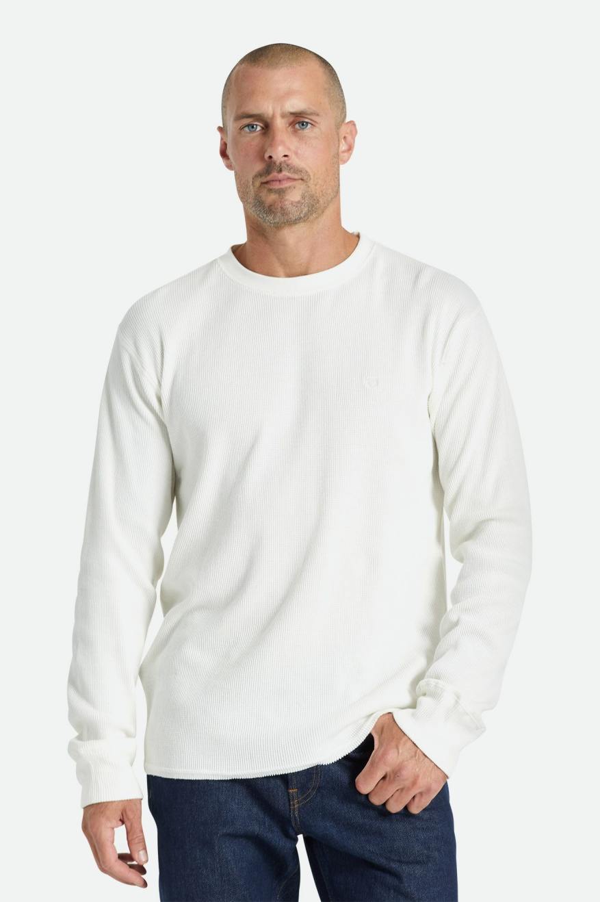 Brixton Reserve Thermal L/S Topjes Heren Wit | 916507WDP