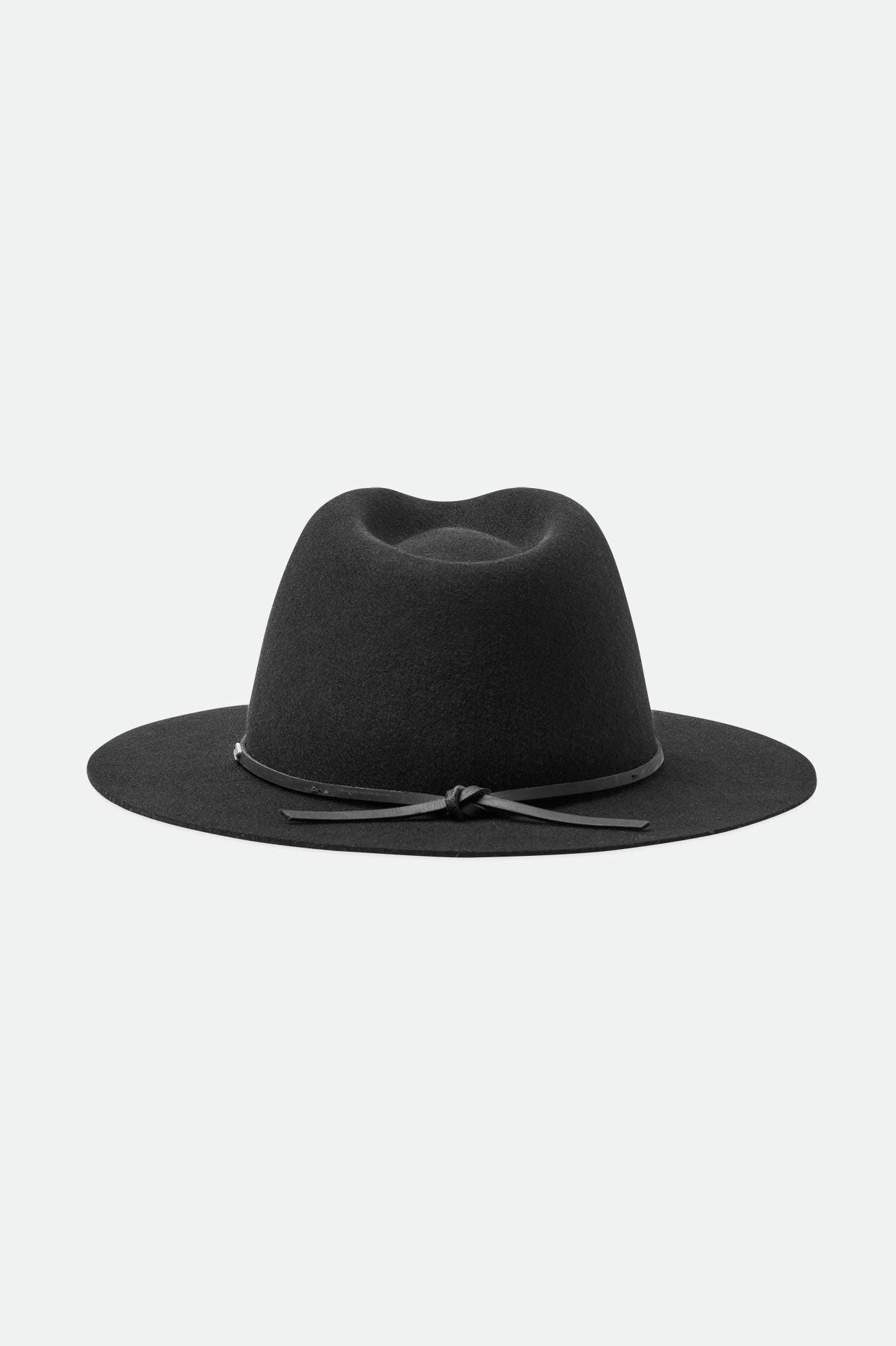 Brixton Wesley Fedora Fedoras Dames Zwart | 258179NKM