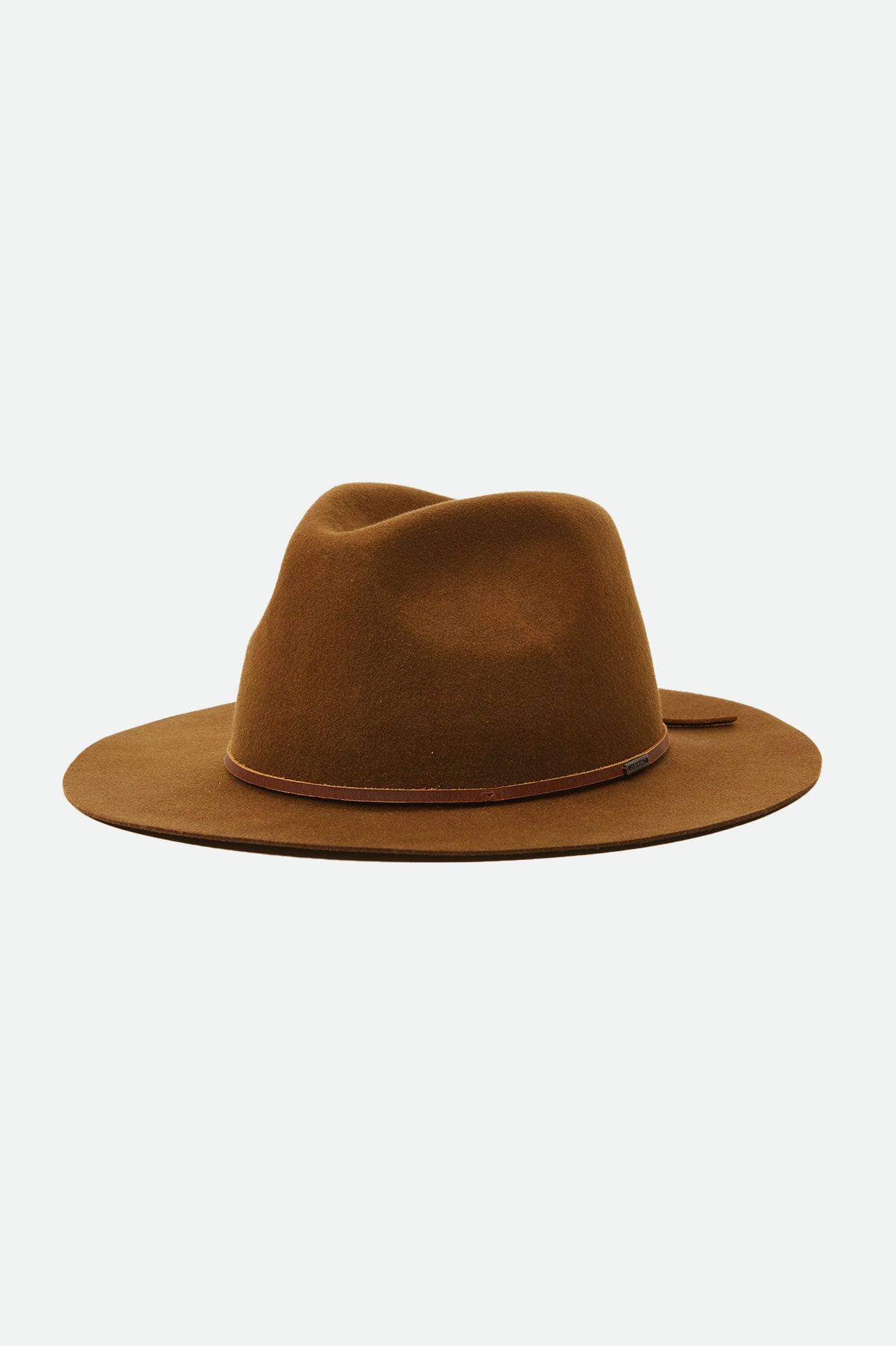 Brixton Wesley Packable Fedora Fedoras Dames Koffie | 546809KQC