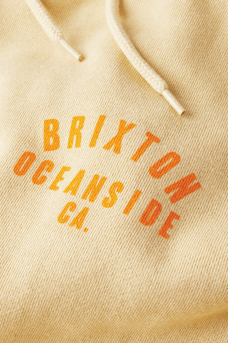 Brixton Woodburn Oceanside Fleece Hoodie Heren Oranje | 073281QED