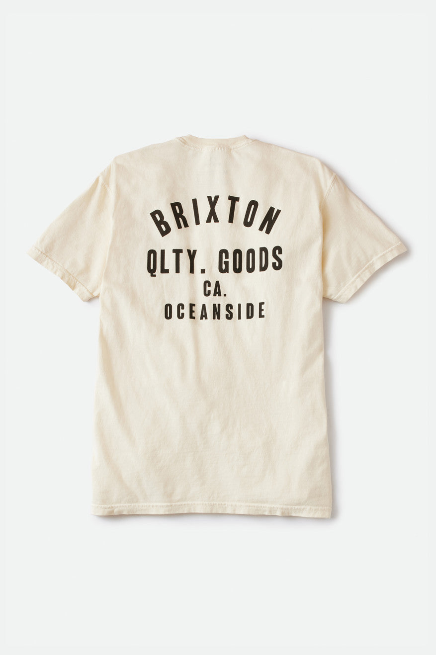 Brixton Woodburn Oceanside S/S Standard Topjes Heren Room Zwart | 176985SMR