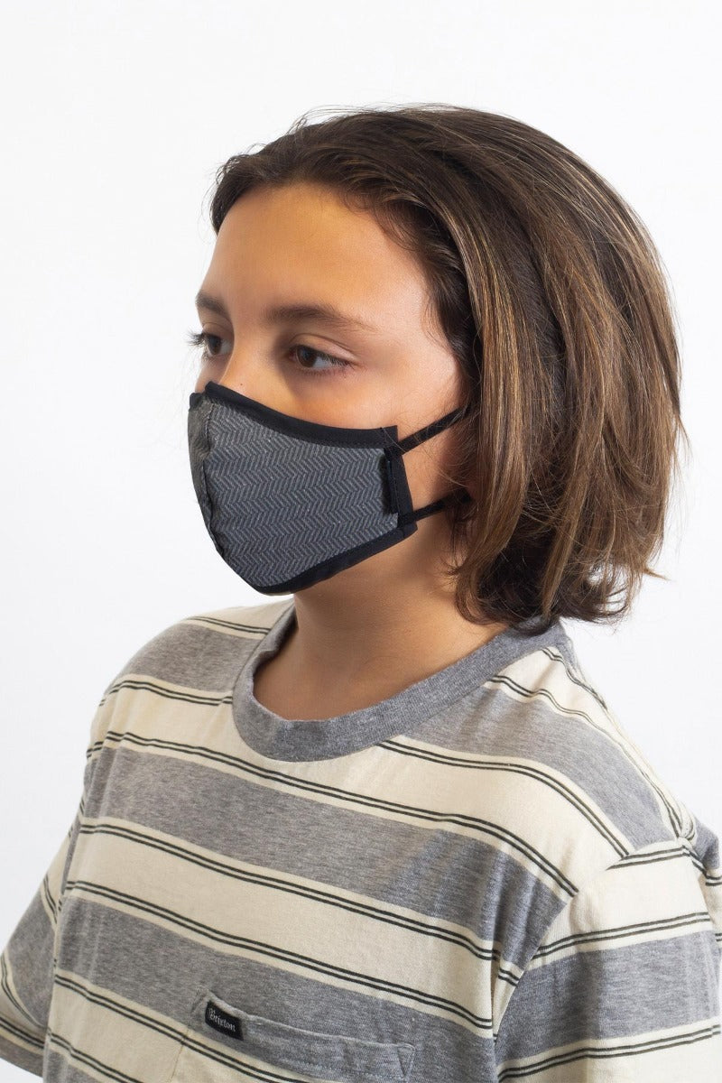 Brixton Youth Antimicrobial Masker Unisex Zwart | 239514HNL