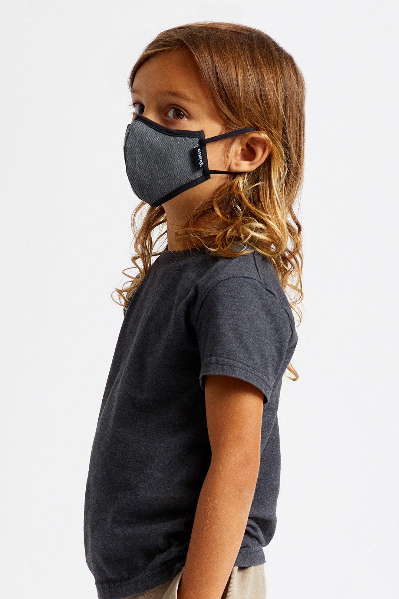 Brixton Youth Antimicrobial Masker Unisex Zwart | 239514HNL