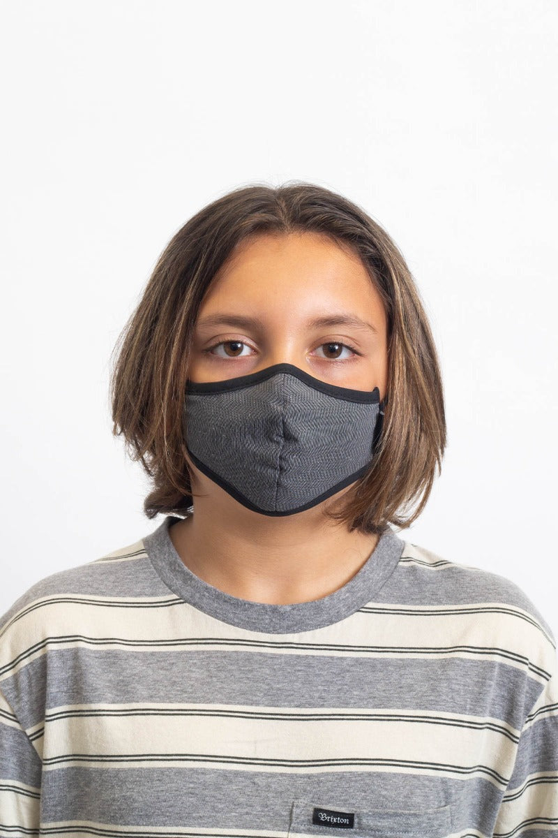 Brixton Youth Antimicrobial Masker Unisex Zwart | 239514HNL