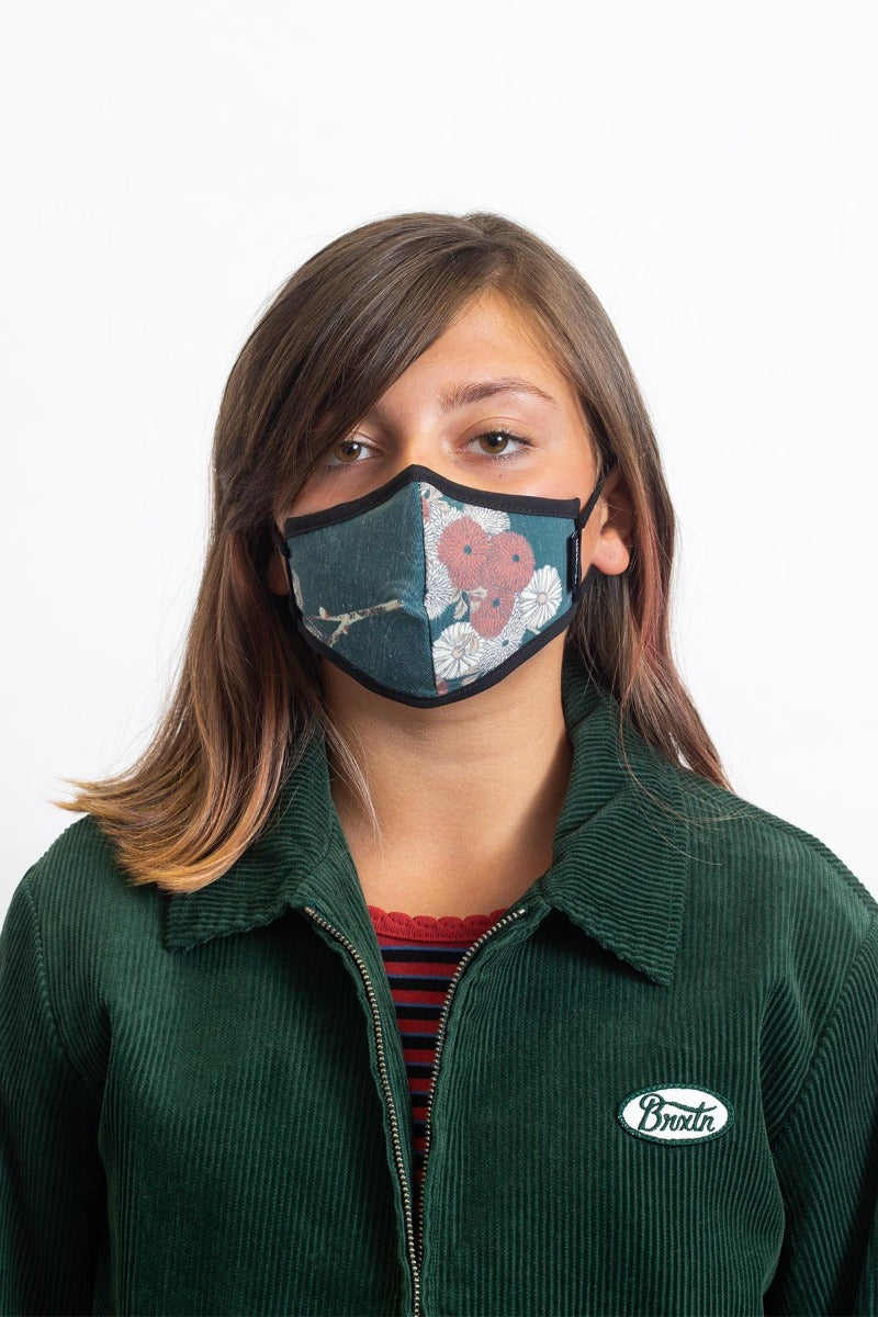 Brixton Youth Antimicrobial Masker Unisex Groen | 350246LMS