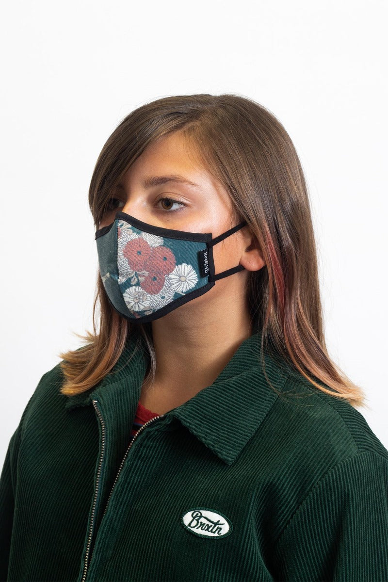 Brixton Youth Antimicrobial Masker Unisex Groen | 350246LMS