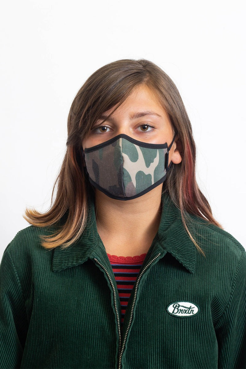 Brixton Youth Antimicrobial Masker Unisex Camo | 709128WNB