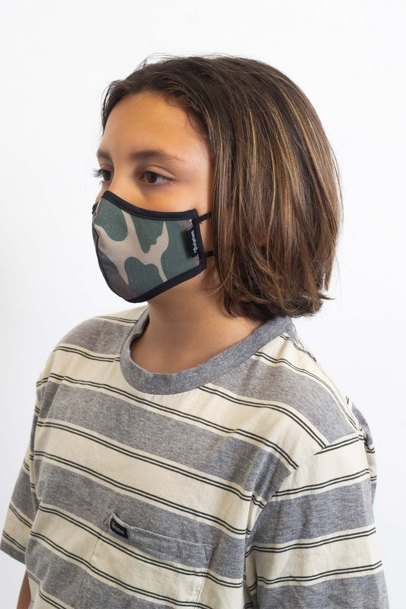 Brixton Youth Antimicrobial Masker Unisex Camo | 709128WNB